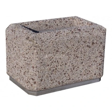 Betonowa donica prostokątna 60 x 40 x 40 cm 