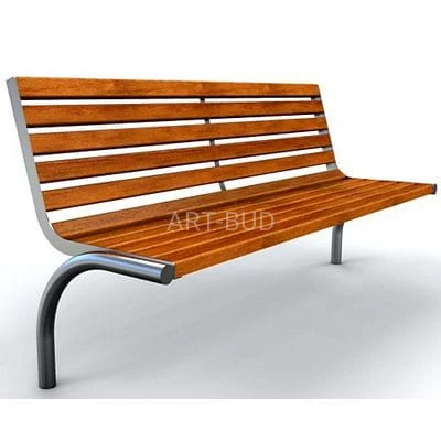 Ławka miejska stalowa długość 190 cm 