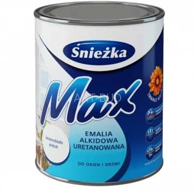 Emalia alkidowa uretanowa Śnieżka Max 10 l śnieżnobiała połyska (szt.)