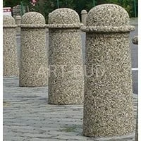 Pal parkingowy słup betonowy wysokość 75 cm z głowicą