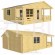 Drewniany domek letniskowy  Mars II 32 + 11 M2