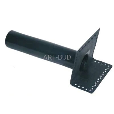 Kielich przyścienny do papy termozgrzewalnej i rury HDPE długość 500 mm różne średnice 