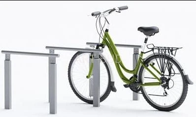 Stojak rowerowy EFEKT, stal nierdzewna lub malowana proszkowo, szerokość 90 cm, wysokość 72 cm kod:0831 (szt.)