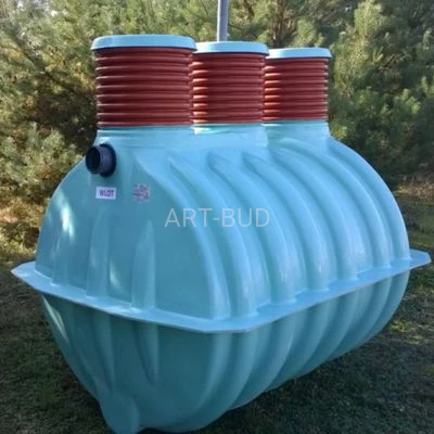 Oczyszczalnia biologiczna dla 7-12 osób BIO OB3K lub BIO OB3K DUAL z osadnikiem  SEDYMENT 