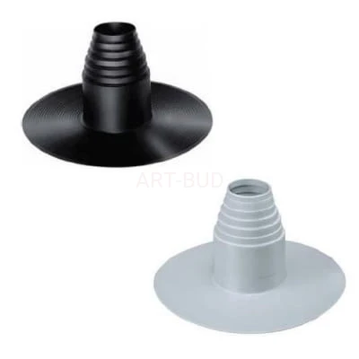 Uszczelnienie do rury  do dachów płaskich z papy lub folii PCV 75-125 