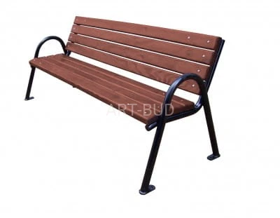 Ławka parkowa z oparciem R-3
