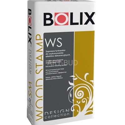 Mineralna zaprawa tynkarska BOLIX WS do wykonywania efektów dekoracyjnych BOLIX Wood