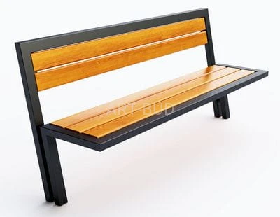 Ławka miejska, parkowa, stal malowana proszkowo lub nierdzewna, Ottawa, długość 192 cm, kod: 0116 ( szt )