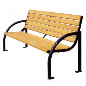 Ławka Parkowa z oparciem P-3