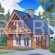 Drewniany domek letniskowy piętrowy KAROLINA 61 + 19 M2
