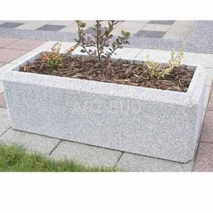 Donica betonowa prostokątna AGATA wys 40 cm 120x50 cm