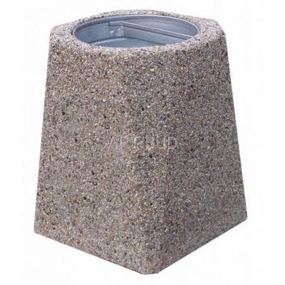 Kosze betonowe na śmieci kosz uliczny pojemność 40 l trapezowy 