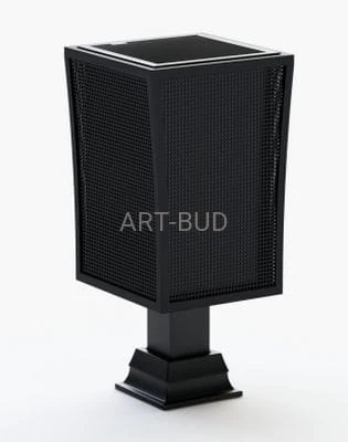 Kosz uliczny, miejski DECCO, stalowy, pojemność 35 l lub 60 l, kod: 0224 ( szt )