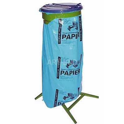 Stojak Metalowy na worki foliowe SF-1, pokrywa z blachy ocynkowanej 