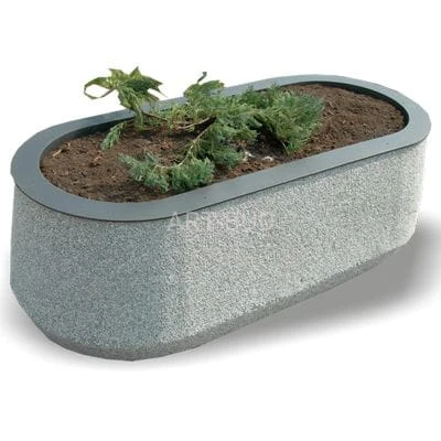 Donica betonowa z płukanego granitu nr kat 90