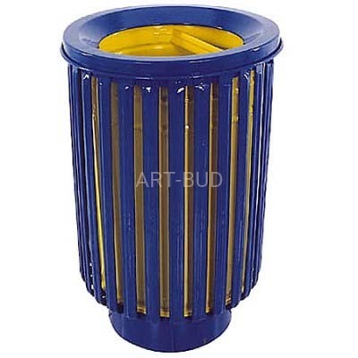 Kosz wolnostojący KU 30 z możliwością kotwienia do podłoża, 35 litrów