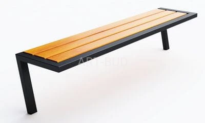 Ławka parkowa, stal malowana proszkowo lub nierdzewna, Ottawa, długość 192cm, kod: 0134 ( szt )