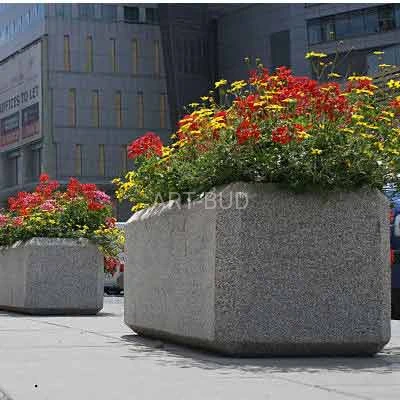 Donica betonowa prostokątna ANNA 120x40 x wys. 40 cm z betonu płukanego