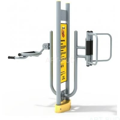 Masażer poziomy i pionowy z pylonem Fitness siłownie zewnętrzne urządzenie do ćwiczeń