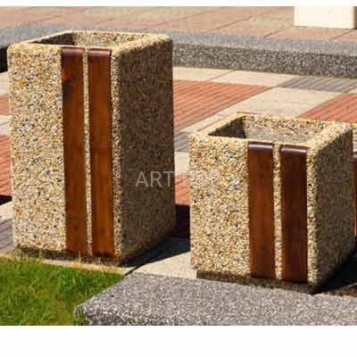 Donica betonowa Largo 3 i Largo 4 prostokątna 