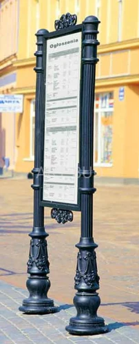 Słup z tablicą ogłoszeń T1