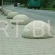 Słupek parkingowy Półkula betonowa