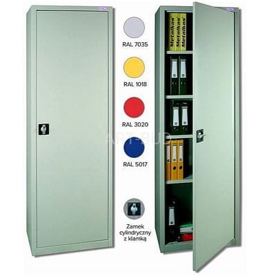 Szafy biurowe TG-SDB jednodrzwiowe model TG-1SDB/1 