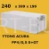 Bloczek YTONG Acura grubość 24 cm beton komórkowy na ściany konstrukcyjne klasy PP4/0,5 S+GT 