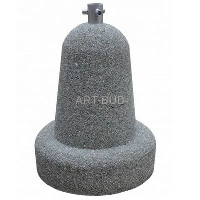 Słupek betonowy zaporowy pod znak wysokość 80 cm 