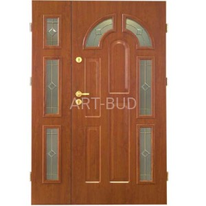 Drzwi stalowe zewnętrzne KMT PLUS 54  dwuskrzydłowe, ościeżnica  120 i 130 (szt.)