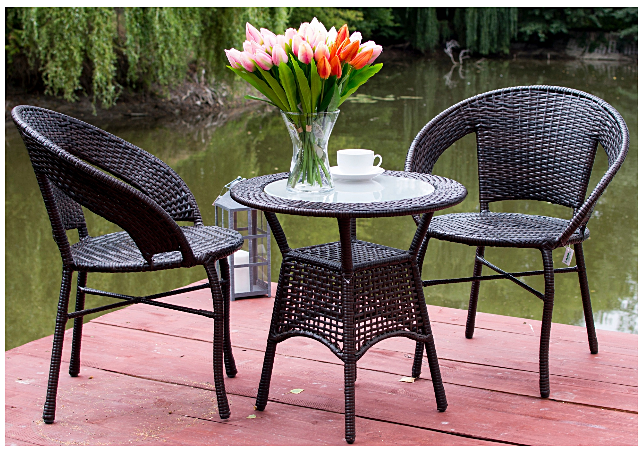 Zestaw mebli technorattanowych SATURN