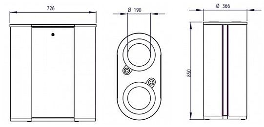 Rodzaj kosza: wolnostojący kosz z popielniczką Opróżnianie: worek na śmieci, odblokuj zatrzask, otwarty kaptur, kosz z pierścieniem worka na śmieci i wewnętrzną wyściółką dostępne za darmo do opróżnienia worka na śmieci Objętość (L): 120; 2 x 60 Waga (kg): 45 Materiał: Stal nierdzewna Powierzchnia: szczotkowana, Popielniczka tło lakierowane Cokół i boczny lakierowany na czarno