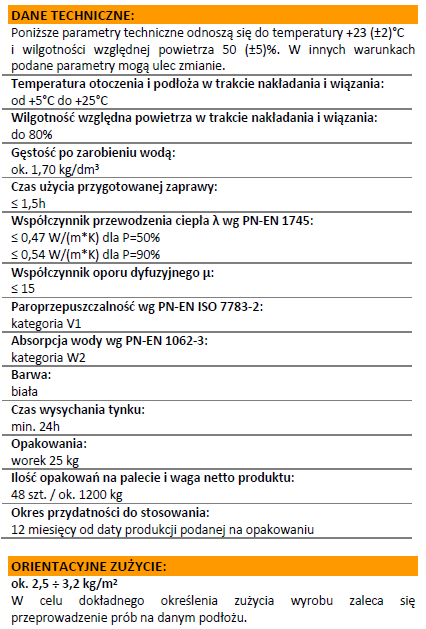 Tynk mineralny Bolix MP KA