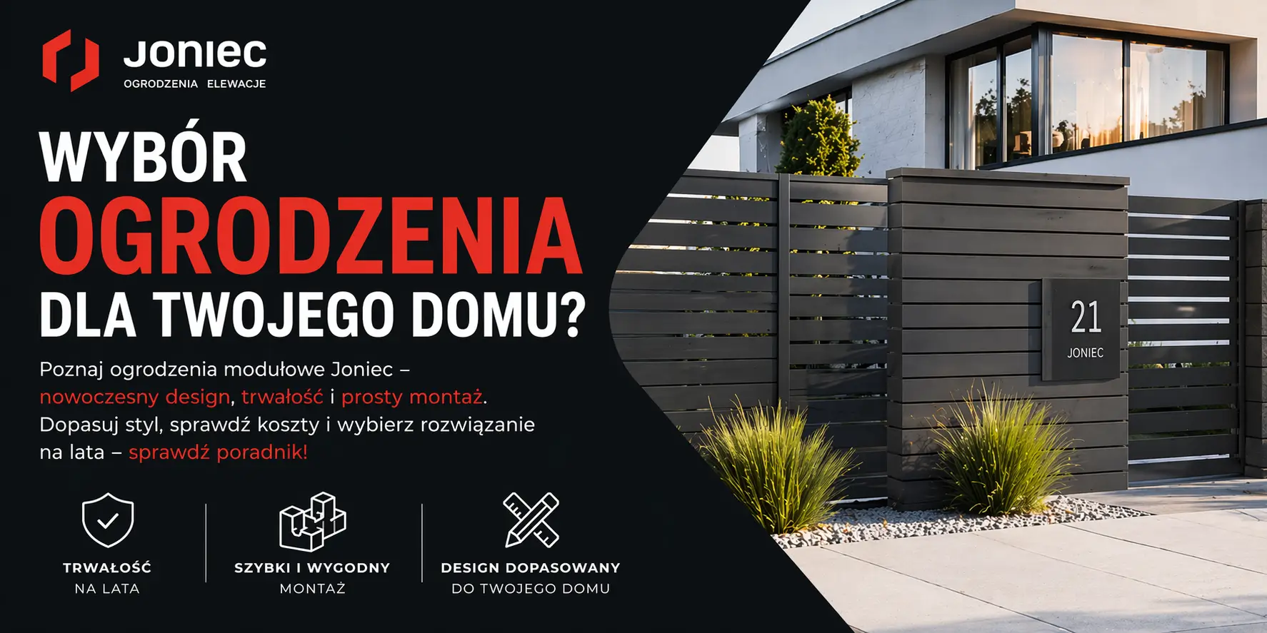 ogrodzenie joniec które wybrać? 