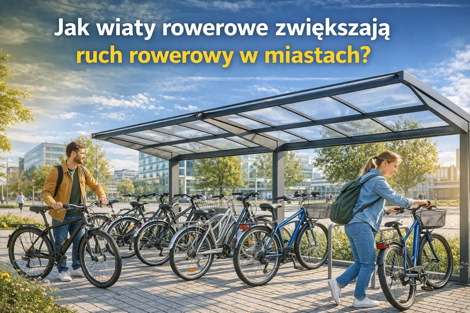 wiaty rowerowe zadaszone