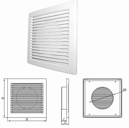 Kratka kwadratowa DL/125 RW Dospel Pro Line 007-0166