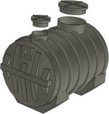 Zbiornik na deszczówkę ZD 35 3500 litrów