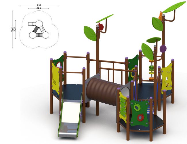 Urządzenie na plac zabaw ZT-047 Garden N3 seria Garden