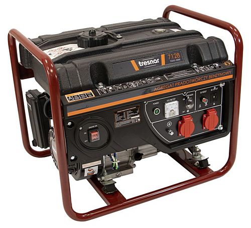 Agregat prądotwórczy benzynowy 3,0 kW 15l 230/12V 7128 Tresnar