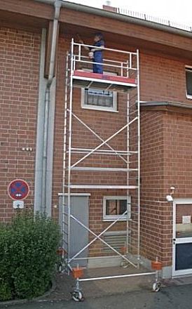 Rusztowanie jezdne Seria 100 wysokość robocza od 4,4-14,4 m Stabilo Professional Krause