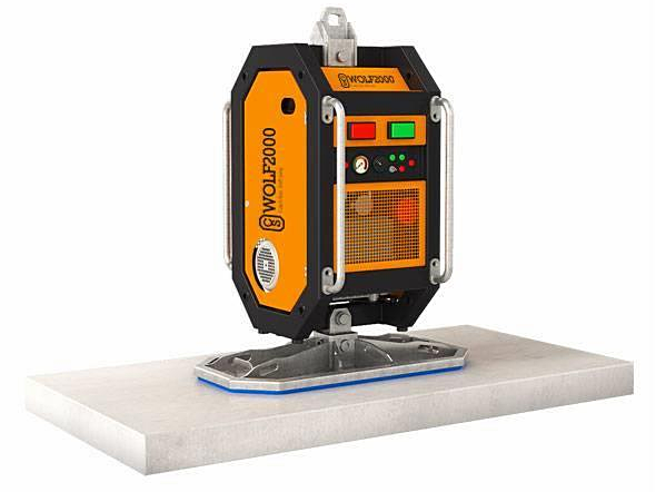 Maszyna Chwytak próżniowy maszyna do podnoszenia płyt betonowych Wolf 2000 2 tony lub Wolf 4000 4 tony CATCHSHIFT 