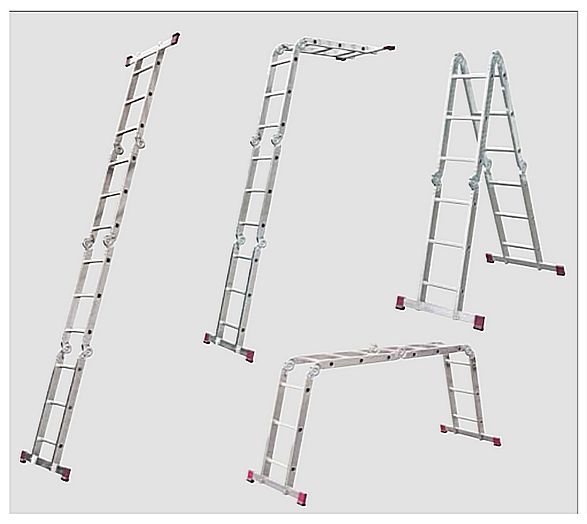 Drabina przegubowa aluminiowa wielofunkcyjna 4x3 Krause Corda