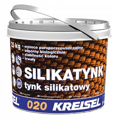 Tynk silikatowy Silikatynk 020 krzemianowy 25kg Kreisel