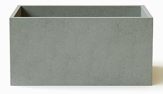 Donica z betonu architektonicznego Blokk 100/50/50 