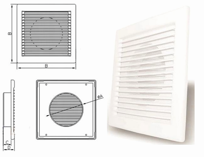 Kratka kwadratowa DL 100 RW Dospel Pro Line 007-0163
