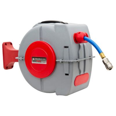 Wąż pneumatyczny zwijacz bębnowy automatyczny Holzmann LSR10M LSR15M 17 bar