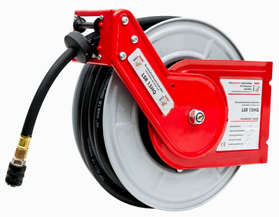 Wąż pneumatyczny zwijacz bębnowy automatyczny Holzmann LSR10HQ lub LSR15HQ 20 bar