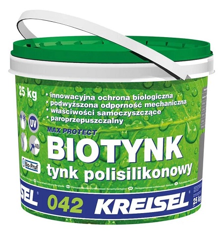 Tynk polisilikonowy biotynk MAX PROTECT 042 25 kg Kreisel