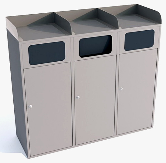 Kosz do segregacji Etna III 3x120l dla gastronomii I 