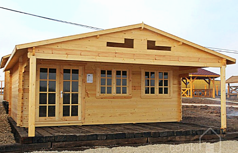 Drewniany domek letniskowy Helena 27 m2